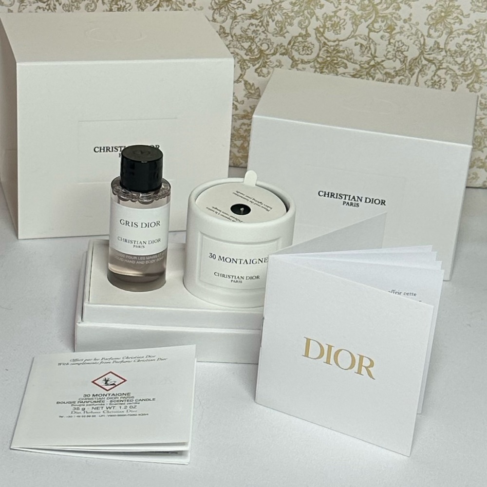 Dior Loyalty Gift candle with Liquid Soap